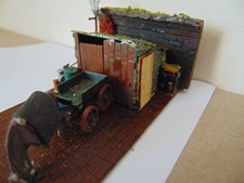 Model Railway ~ Horse & Cart with Outbuilding Scene ~ OO Gauge REF6875
