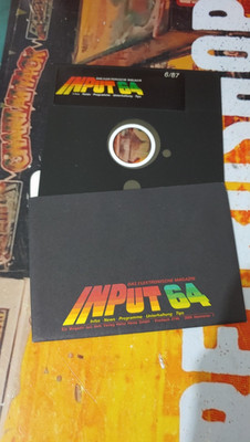 Input 64 6/87 1987 Commodore C 64 (Disk) Magazin auf Disk 8-bit