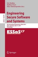 Engineering Secure Software And Systems Eric Bodden