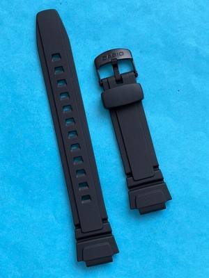 Casio Uhrband Ersatzband Kautschukband AQ-180 W-213 Band Strap schwarz