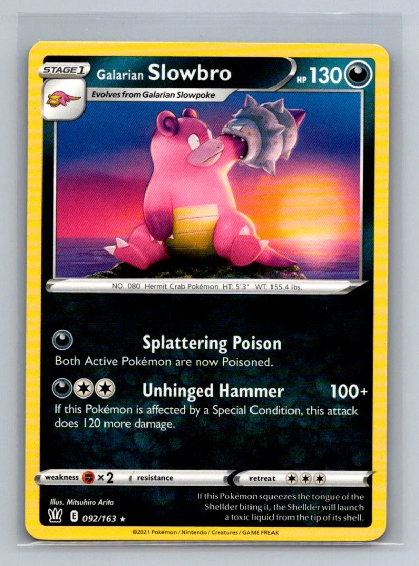 galarian slowbro pokemon card Galarian Slowbro • Competitive • 6IVs • Level 100 • Online Battle-Read |  Pokefella main image 1