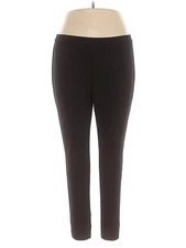 H By Halston Women Black Active Pants 1X Plus