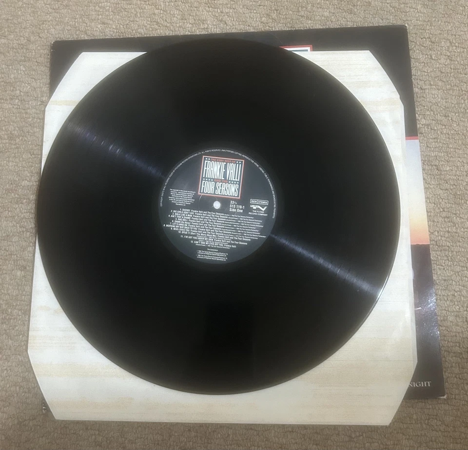 Frankie Valli The Four Seasons The Very Best Of LP 1992 Compilation VG+ F POST - Image 3 of 3