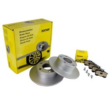Textar Bremsscheiben + Beläge hinten für Ford C-Max Focus II + Turnier