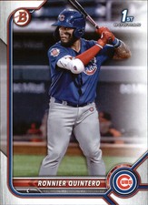 2022 Bowman #BP-124 Ronnier Quintero Prospects