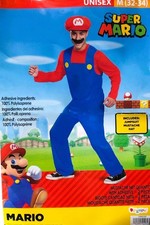37635 - Super Mario Adult Medium 32-34 Costume Set BHA-6