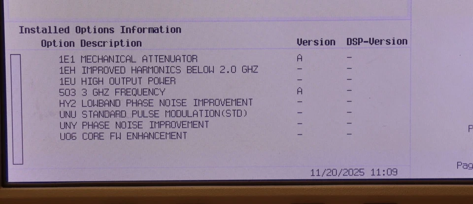 Keysight E8663D Ultra-Low Phase Noise Signal Generator 100kHz-3.2GHz UNY/HY2 +++ - Image 3 of 4