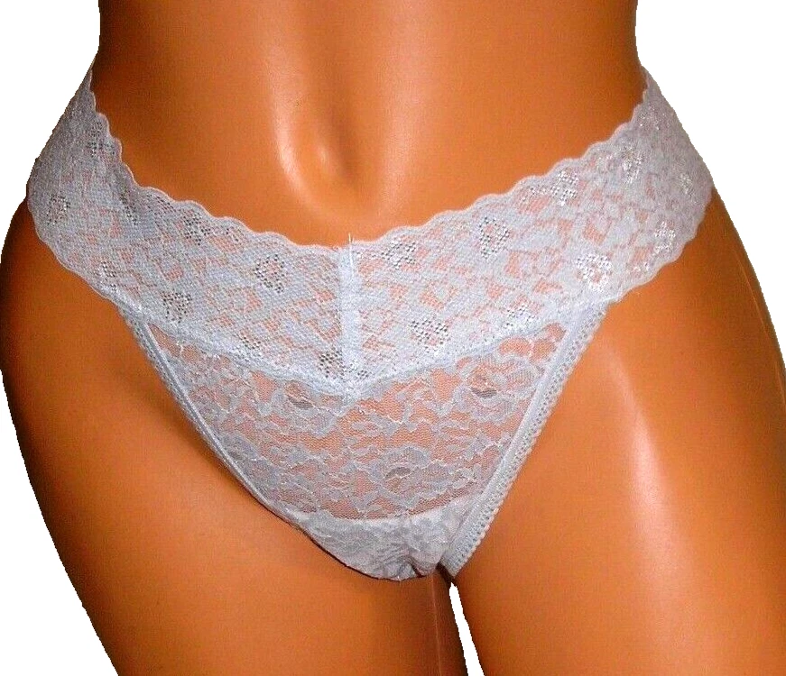 Panties Lingerie Betsey Johnson Pastel Blue Lace Thong   XL  Adult Gift - Изображение 2 из 4