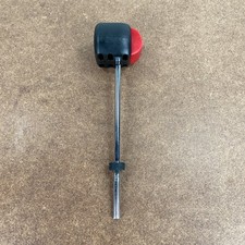 DW Bass Drum Flyweight Beater Red Black Chrome Shaft Drummer