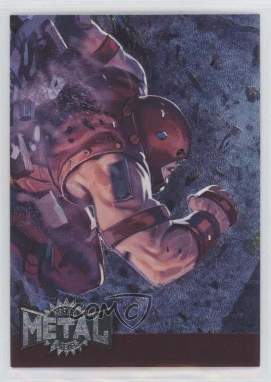 2015 Marvel Fleer Retro 1995 Fleer Metal Blaster Juggernaut #18 4et