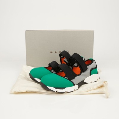 Marni SNZWS01G02 Round Toe Double Strap Sneaker Gr. 40 80362141 [U]