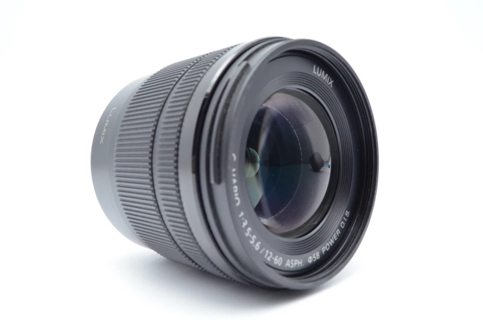 【MINT】Panasonic Lumix H-FS12060 12-60mm f/3.5-5.6 Lens w/Hood Caps Japan - Image 2 of 4