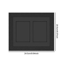 2-Grids Wall Mounting Graded Trading Card Frame for Hockey Baseball Football