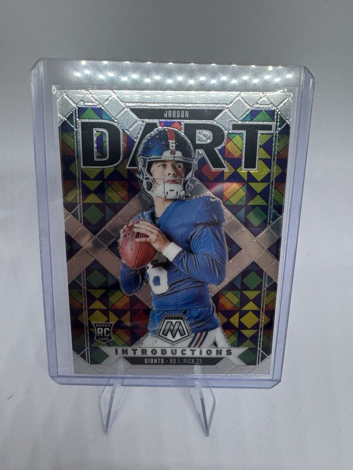 2025 Panini Mosaic - Introductions Jaxson Dart #2 (RC)