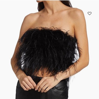 Lamarque Zaina Feather Bustier Top