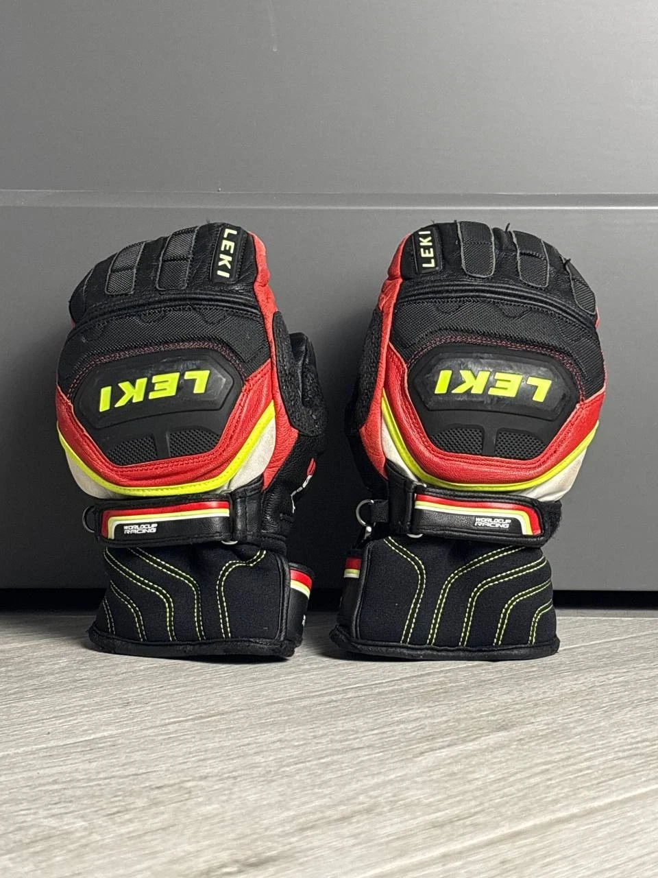 LEKI World Cup Racing Ski Gloves - Leather - Red/Black/Yellow - Size S
Opens in a new window or tab