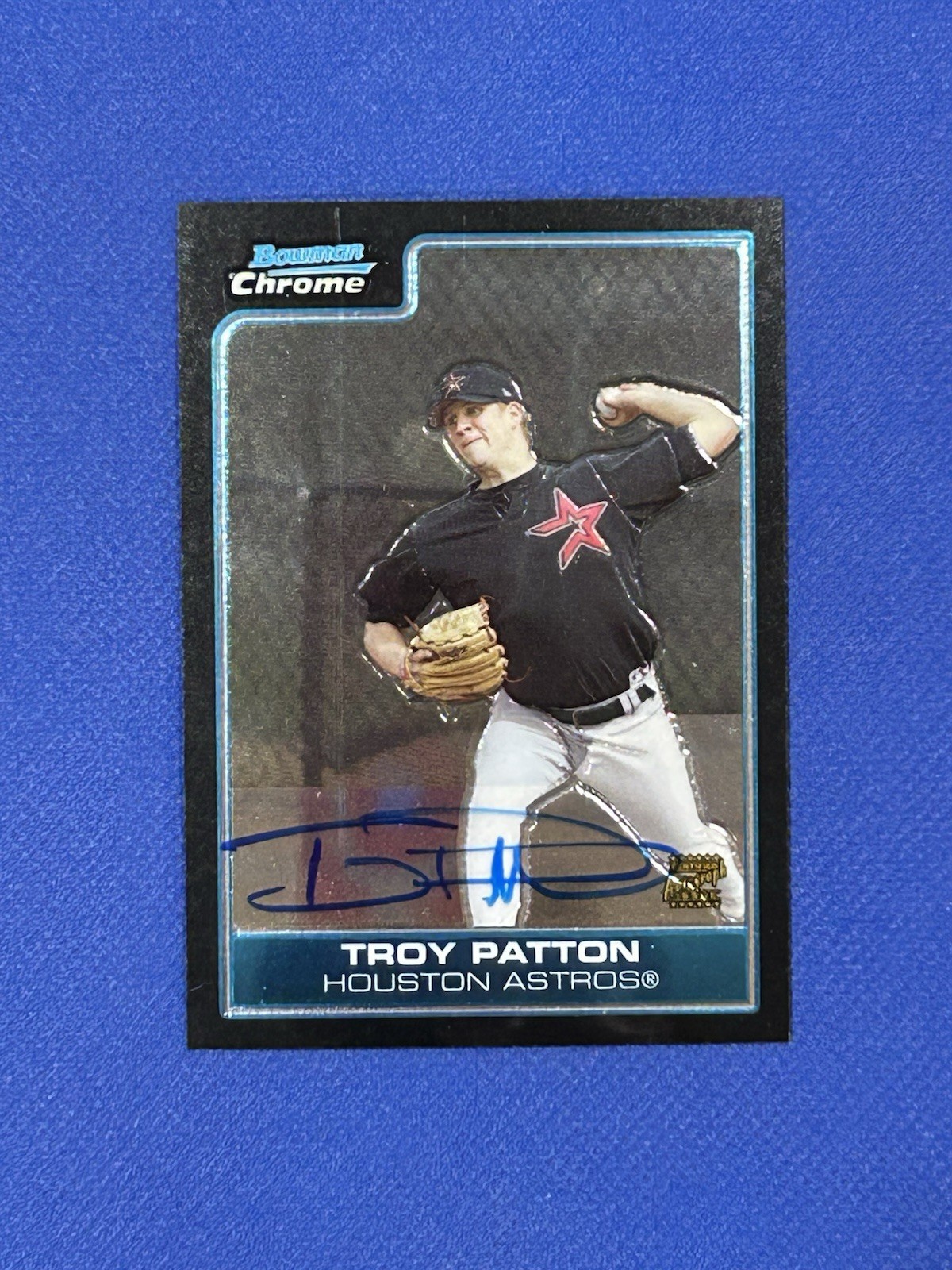 2006 Bowman Chrome #BC228 Troy Patton Prospects Auto autograph ZZ
