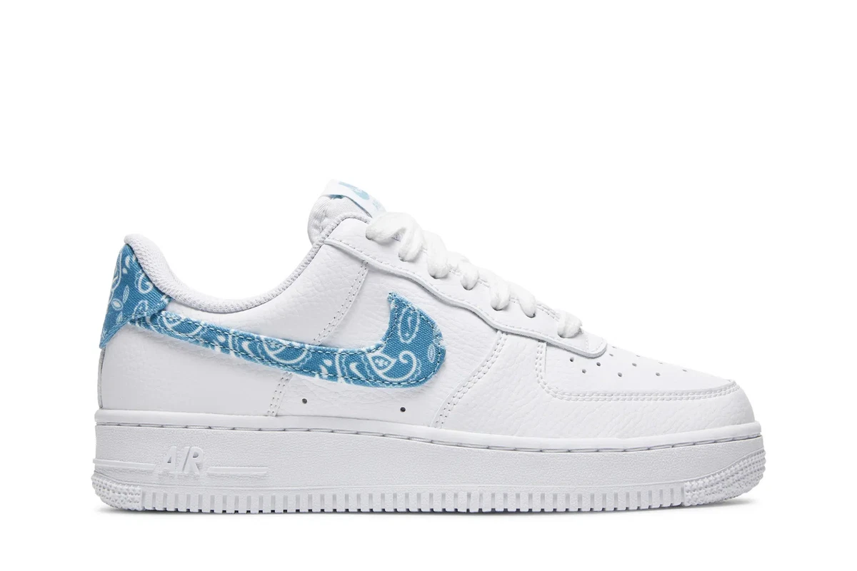 Nike Air Force 1 '07 Essentials Blue Paisley W for sale | eBay