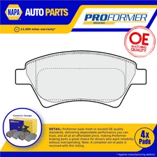Brake Pads Set fits RENAULT MEGANE Mk2 2.0 Front 2002 on Proformer Quality