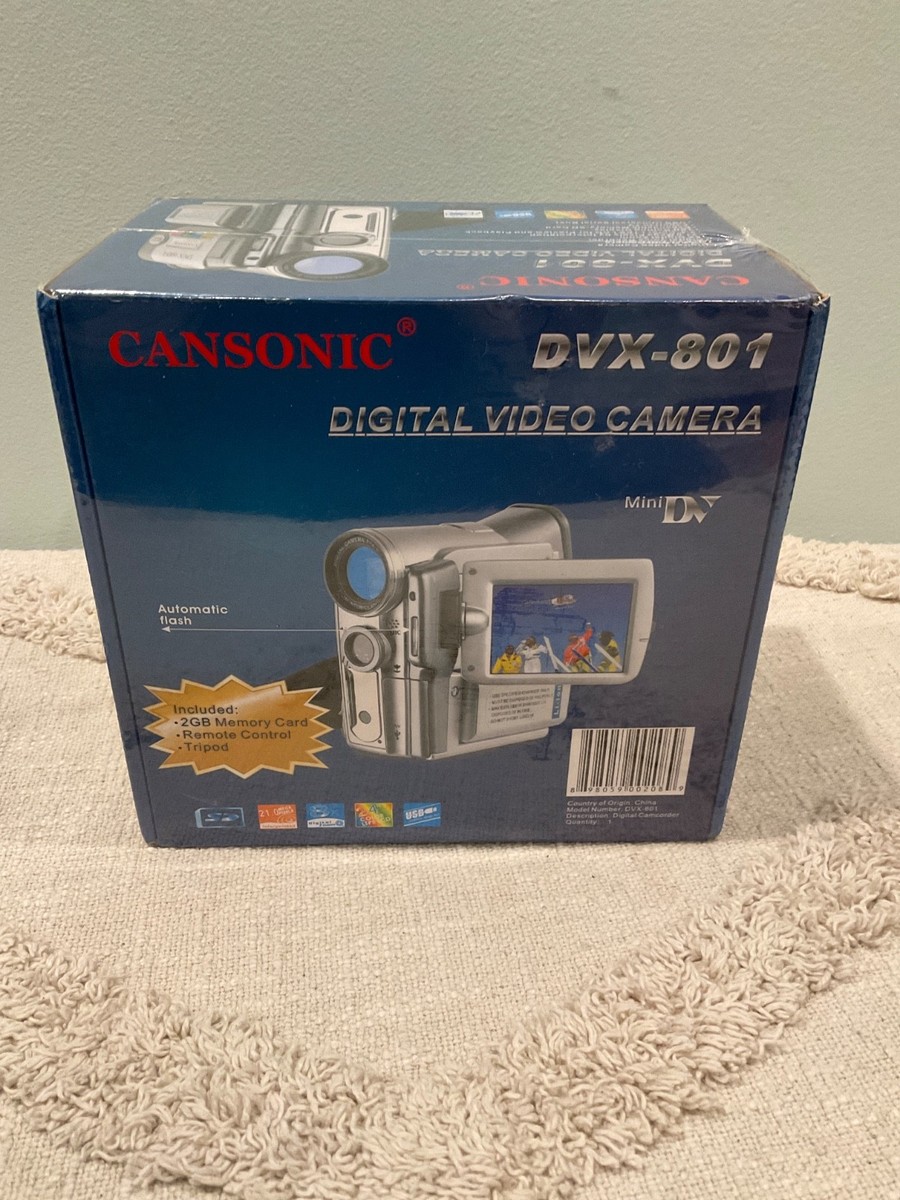 Cansonic DVX-801 Digital Video Camcorder NEW AND SEALED! | eBay