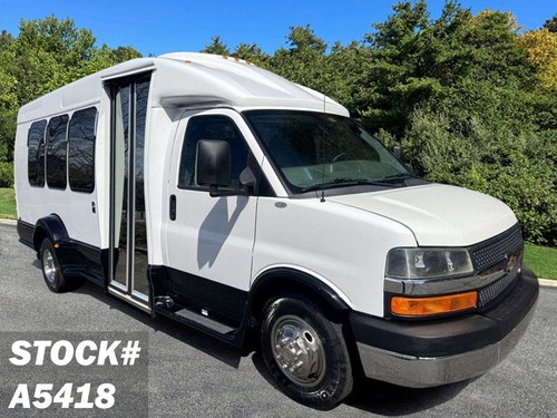 2013 Chevrolet Express 3500 TurtleTop Non-CDL Shuttle Bus 19k Miles - Mint Cond.