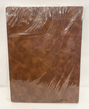 NEW BROWN 200 Pages Faux Leather College Ruled Lined Paper Journal Notebook