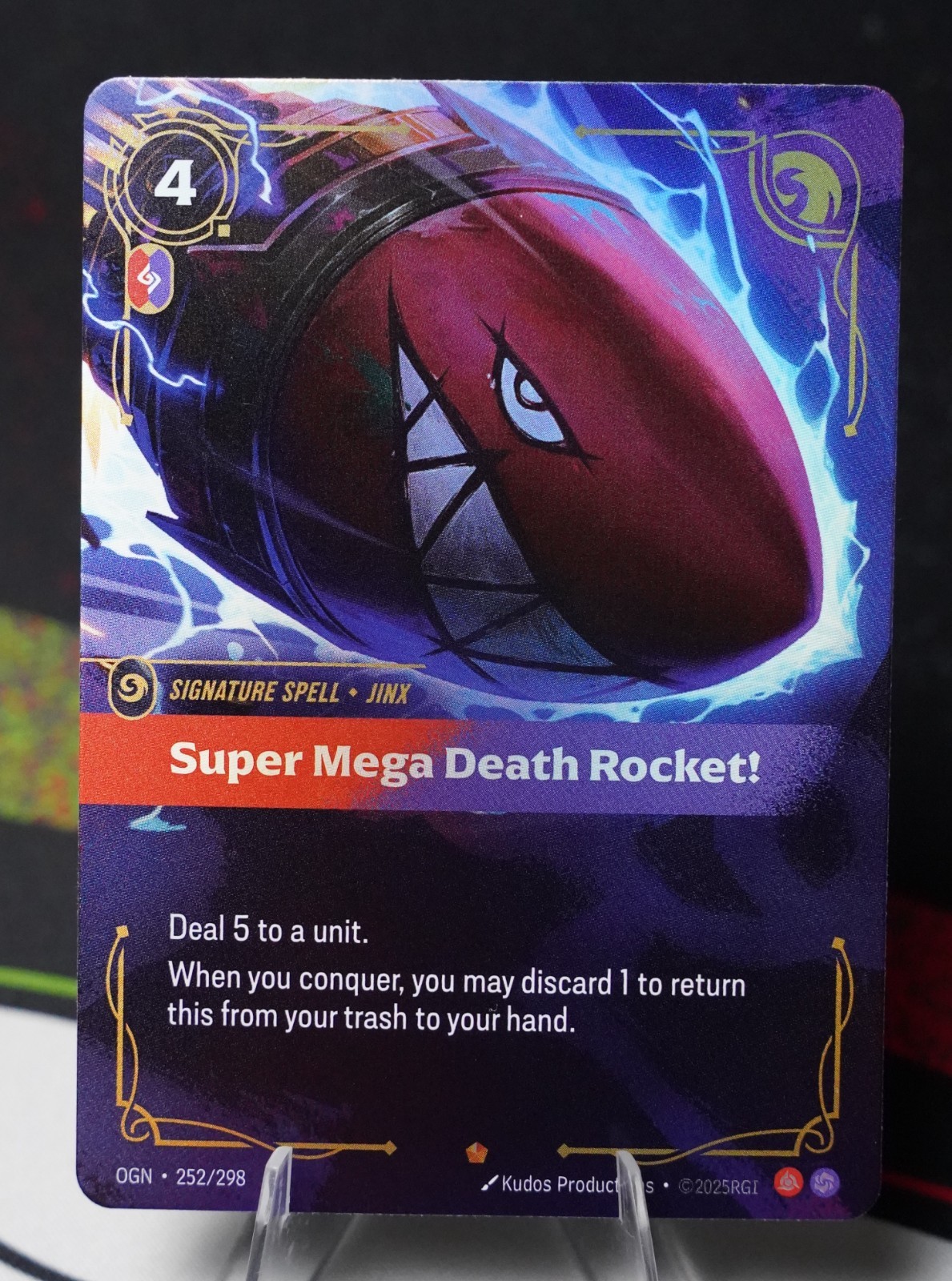 Riftbound Super Mega Death Rocket Epic Origins 252/298 NM