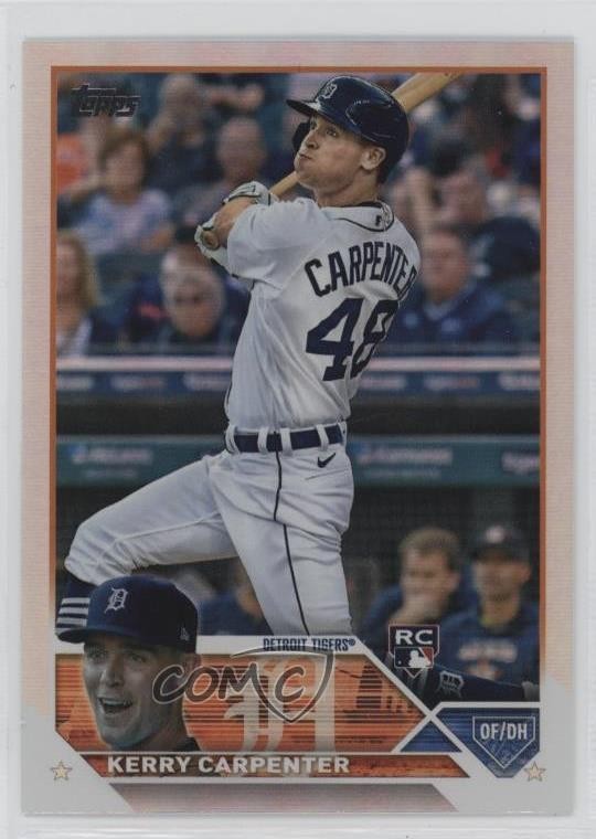 2023 Topps Series 2 Rainbow Foil Kerry Carpenter #394 Rookie RC 0w8