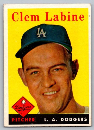 Clem Labine #305 1958 Topps card