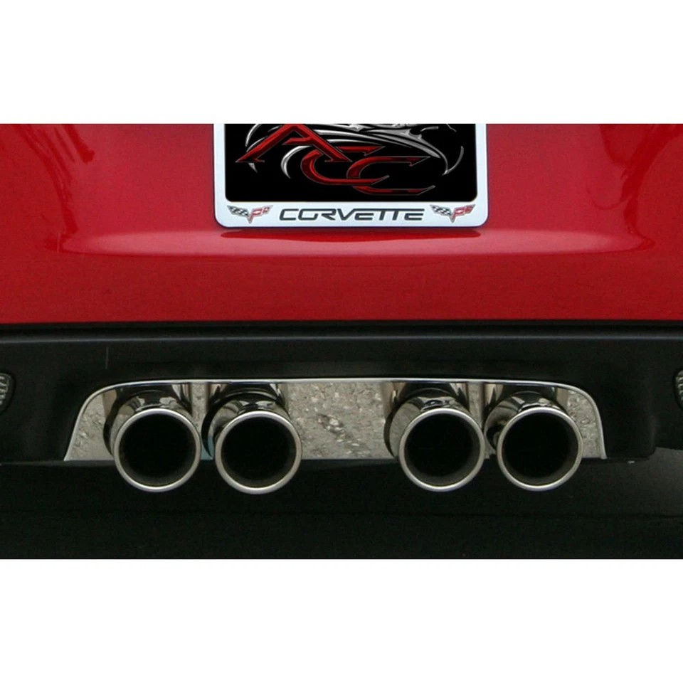 Panel de llenado de escape ACC para Chevy Corvette 2005-2013 con escape Borla pulido Foto 3 de 4