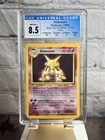 Pokemon TCG: 1999 Alakazam Base Set Unlimited Holo 1/102 CGC NM/MINT+ 8.5
