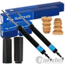 2x SACHS STOßDÄMPFER + PROTECTION KIT HINTEN passend für BMW 1er E81 3er E90 E92