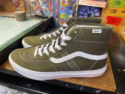 Vans Crockett High Dark Olive Green Sz US 11.5  Men New VN0A5JIGDOL Sneakers