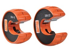 Image of Bahco BAH306PACK 306 Pipe Slice Tube Cutters Twin Pack 15mm & 22mm
