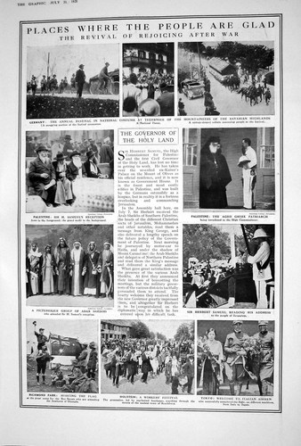 Old 1920 War Rejoicing Germany Tegernsee Palestine Samuel Tokyo Princ 20th