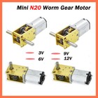 Mini Getriebemotor N20 für Modellbau, RC, DC 3V 6V 9V 12V, 15-380RMP mikro micro