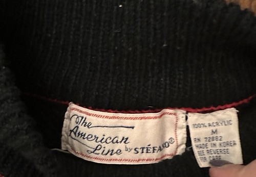 Vintage American Line by Stefano Crazy 80er 90er Jahre Formen Pullover, Damen Mittel - Bild 4 von 12