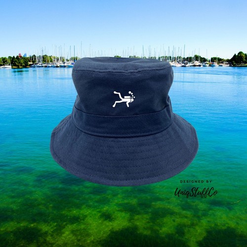 Scuba Bucket Unisex Hut Trendy Outdoor Sommer Strand Urban Freizeit - Bild 5 von 11
