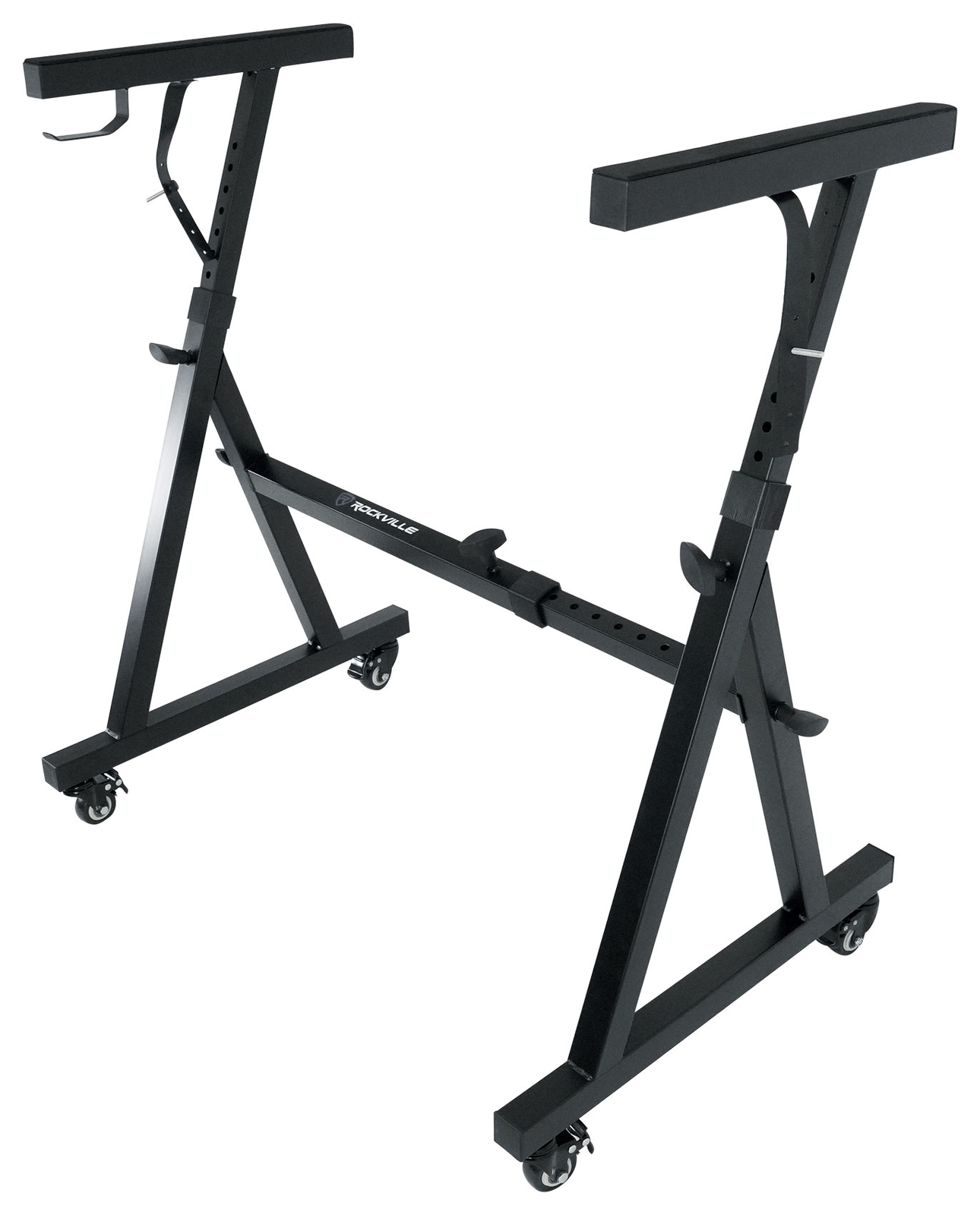 Rockville Z40W Z-Style Keyboard Stand+Wheels+Bag Fits Dexibell VIVO S1