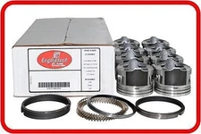 70-83 Chevrolet/GMC BBC 454 7.4L OHV V8  (8)Flat-Top Pistons & Cast Rings