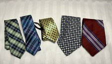 LOT - 5 Children/Kids/Young Adult Vintage  Modern Neck Ties Multiple Colors 