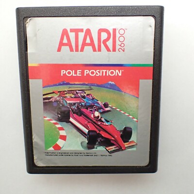 Pole Position - Atari 2600 Game Cartridge - Vintage Console Video