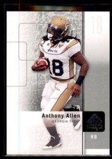 2011 SP Authentic Anthony Allen #16 Georgia Tech Yellow Jackets