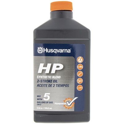 Husqvarna 2-Stroke HP Engine Oil 12.8oz Bottle High Performance 50:1 Synthetic