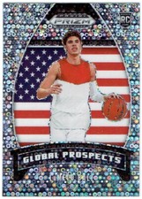 2020-21 Prizm Draft Picks Global Prospects Holo Silver Disco LaMELO BALL #98 RC