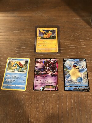 Pokemon cards (4) rare black star Mint - W/ Lim. Edition 2020 GM new Pikachu | eBay Pokemon cards (4) rare black star Mint - W/ Lim. Edition 2020 GM new Pikachu | eBay