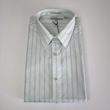 NWT Ted Baker London Button Up Shirt Men 7 Mint Green Stripe Long Sleeve Career
