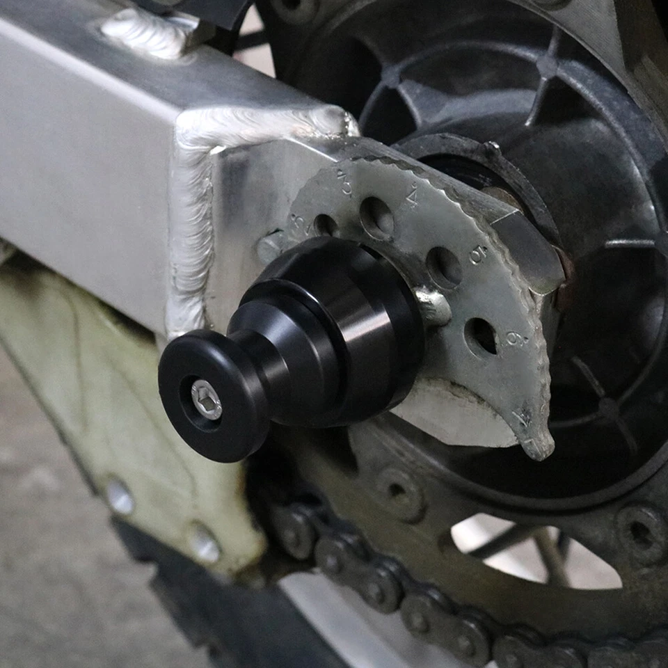 Front Rear Axle Slider Crash Protector Fit For Suzuki DR650 DR650SE 1996-2022 - Image 2 of 4