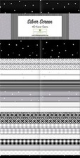 Essential Gems By Wilmington Prints- Silver Screen -40 Karat Gems/Jelly Roll