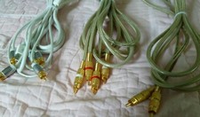 Lot-Component Cables/ Cords9' Digital AV 9' Video Cords 6'Component allGold End